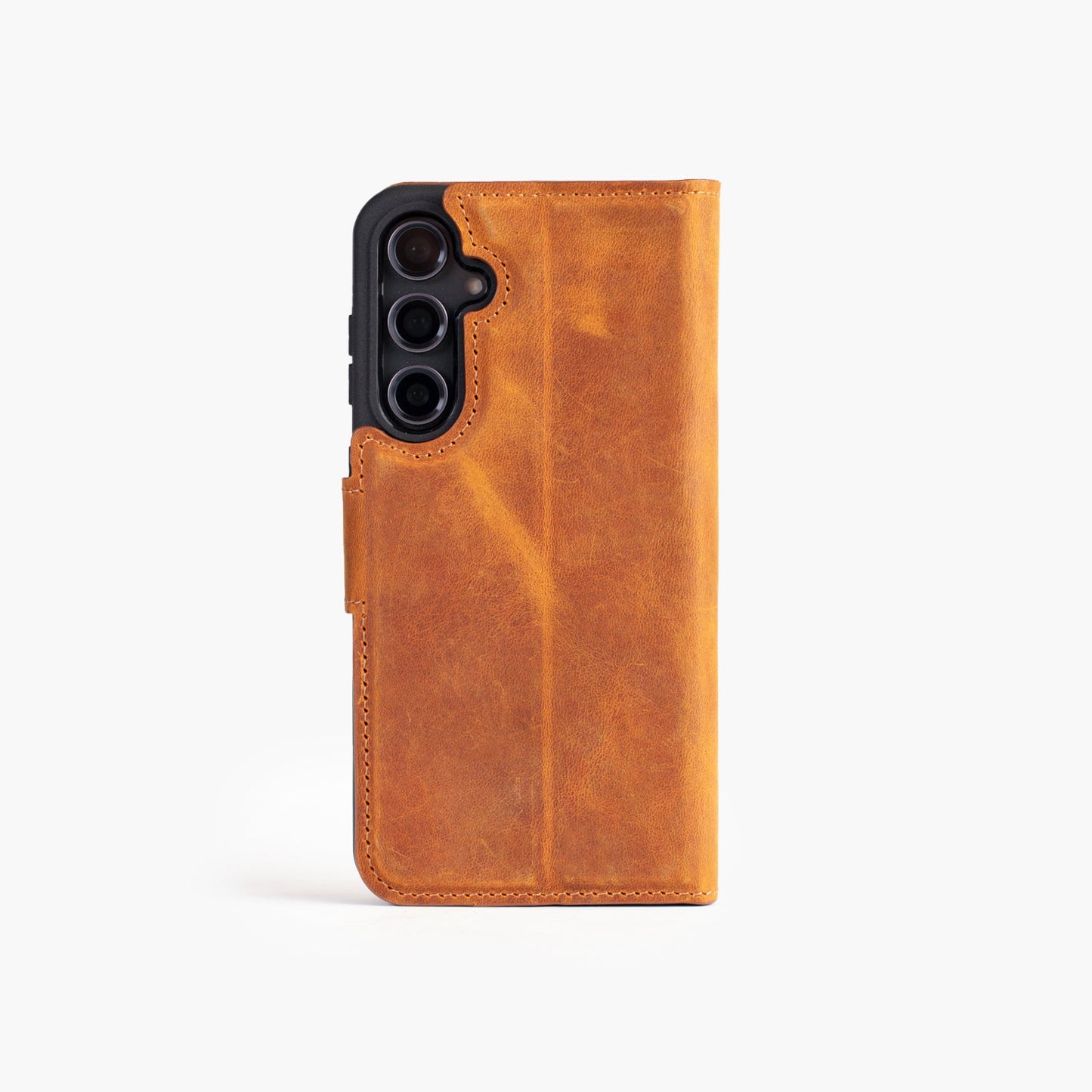 Wachikopa Genuine Leather Magic Bookcase 2 in 1 for Samsung Galaxy S26 Plus Camel
