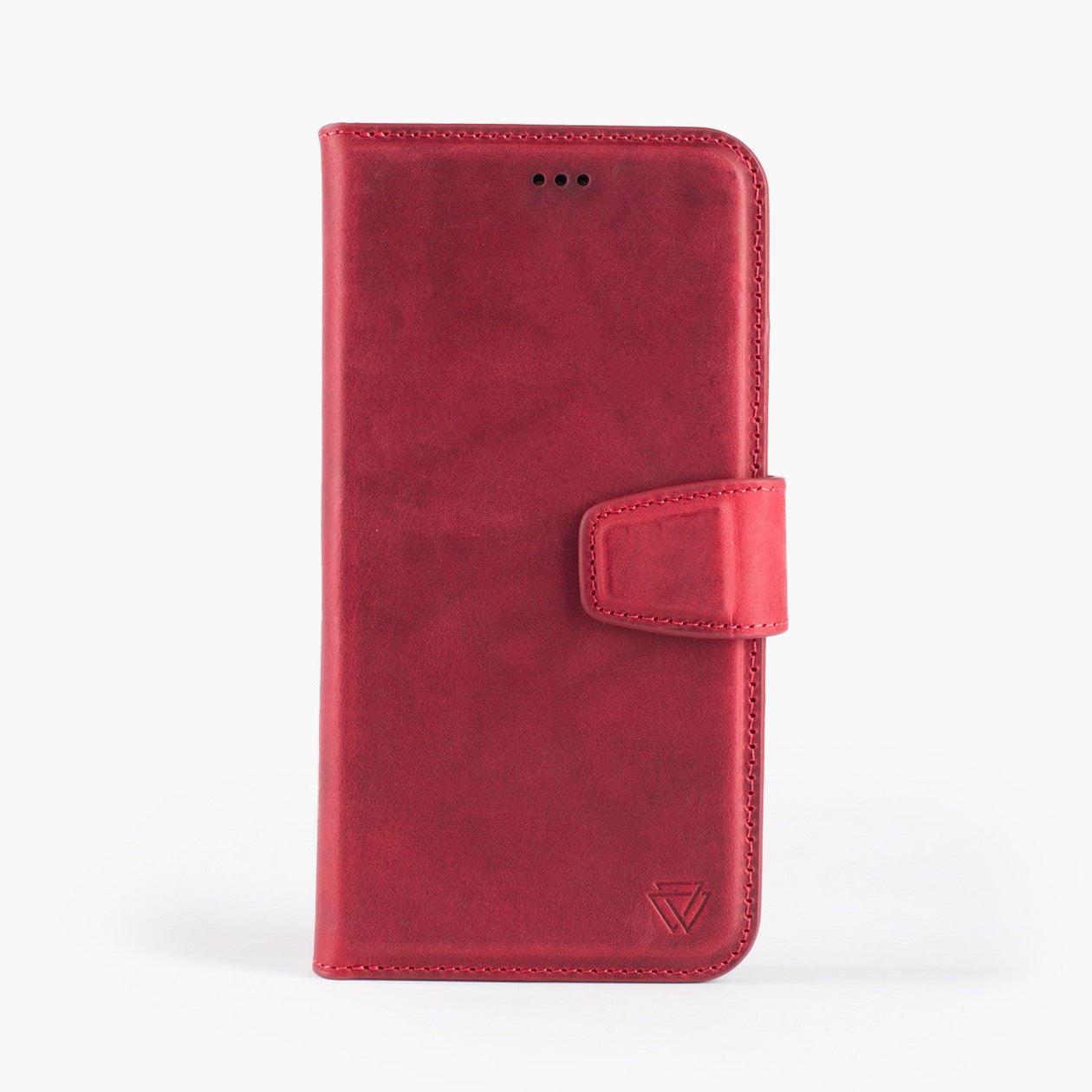 Wachikopa Leather Magic Book Case 2 in 1 for iPhone 16e Red