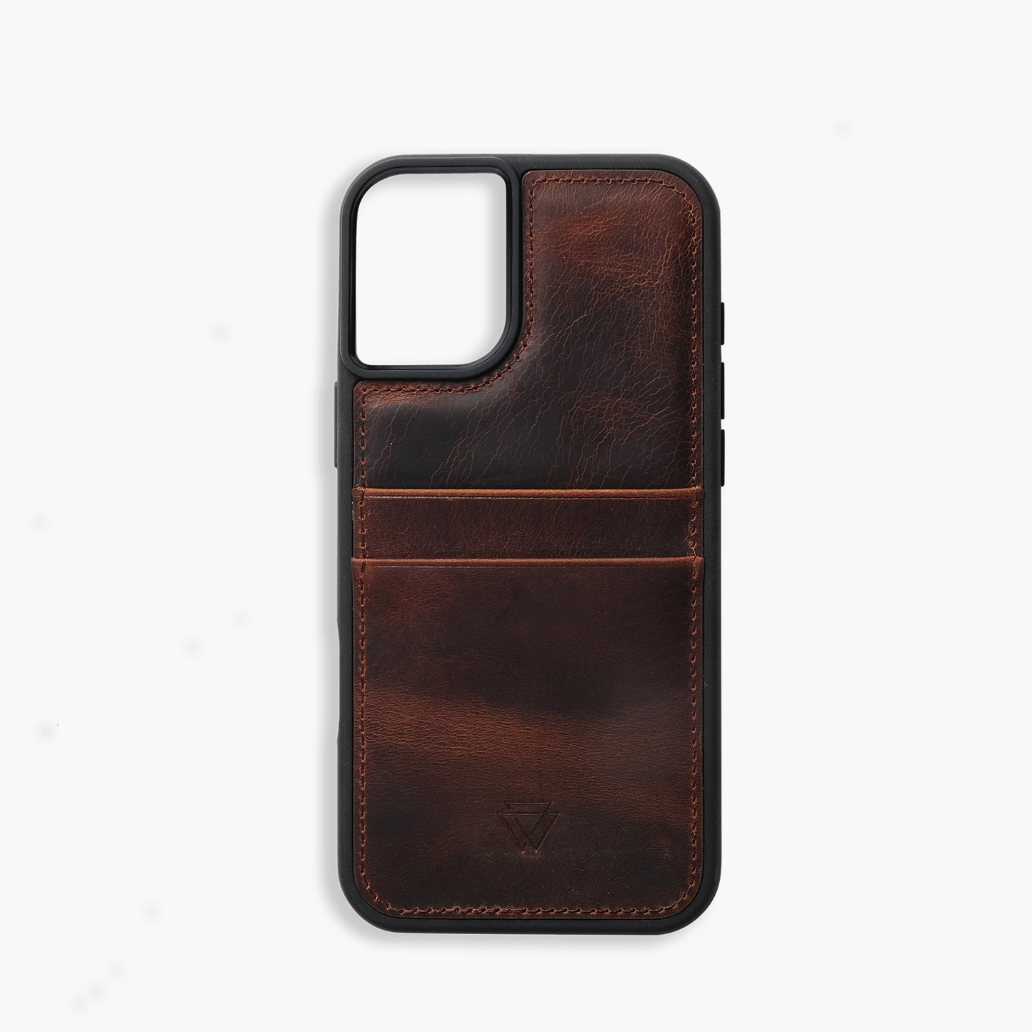 Wachikopa Leather Back Cover C.C. Case for iPhone 17 Brown