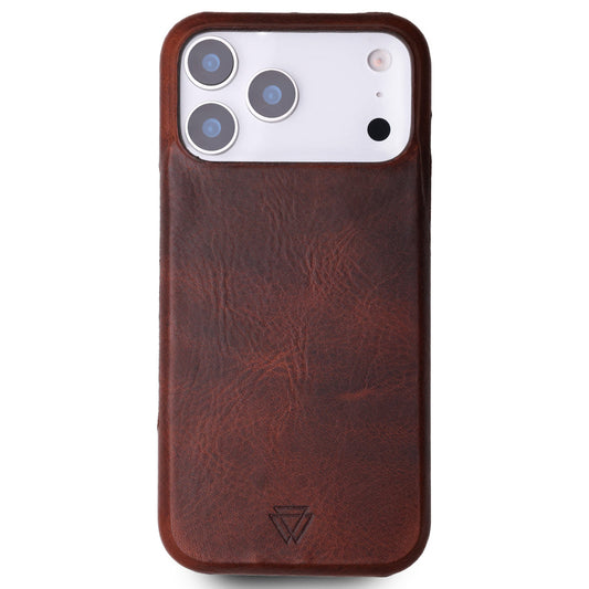 Wachikopa Leather Magic Book Case 2 in 1 for iPhone 17 Pro Brick