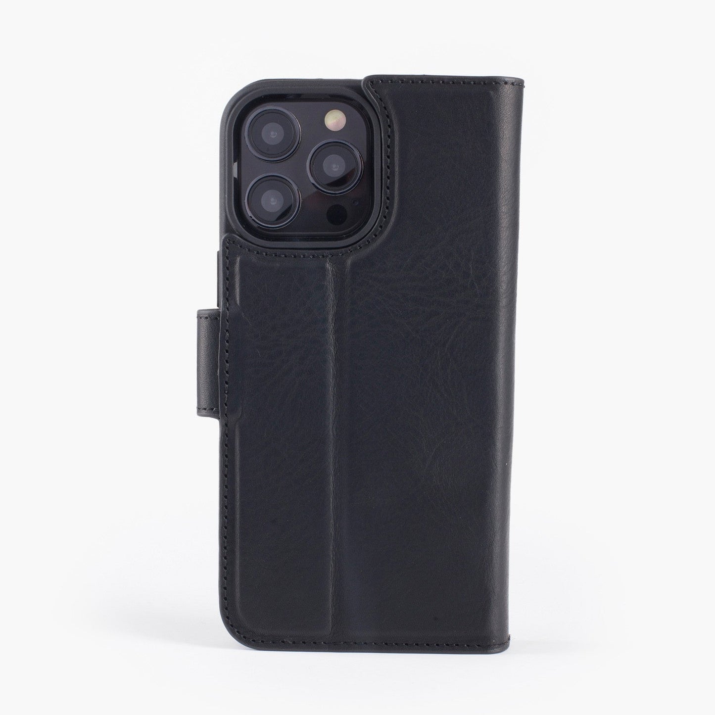 Wachikopa leather Magic Book Case 2 in 1 for iPhone 12 Pro Black