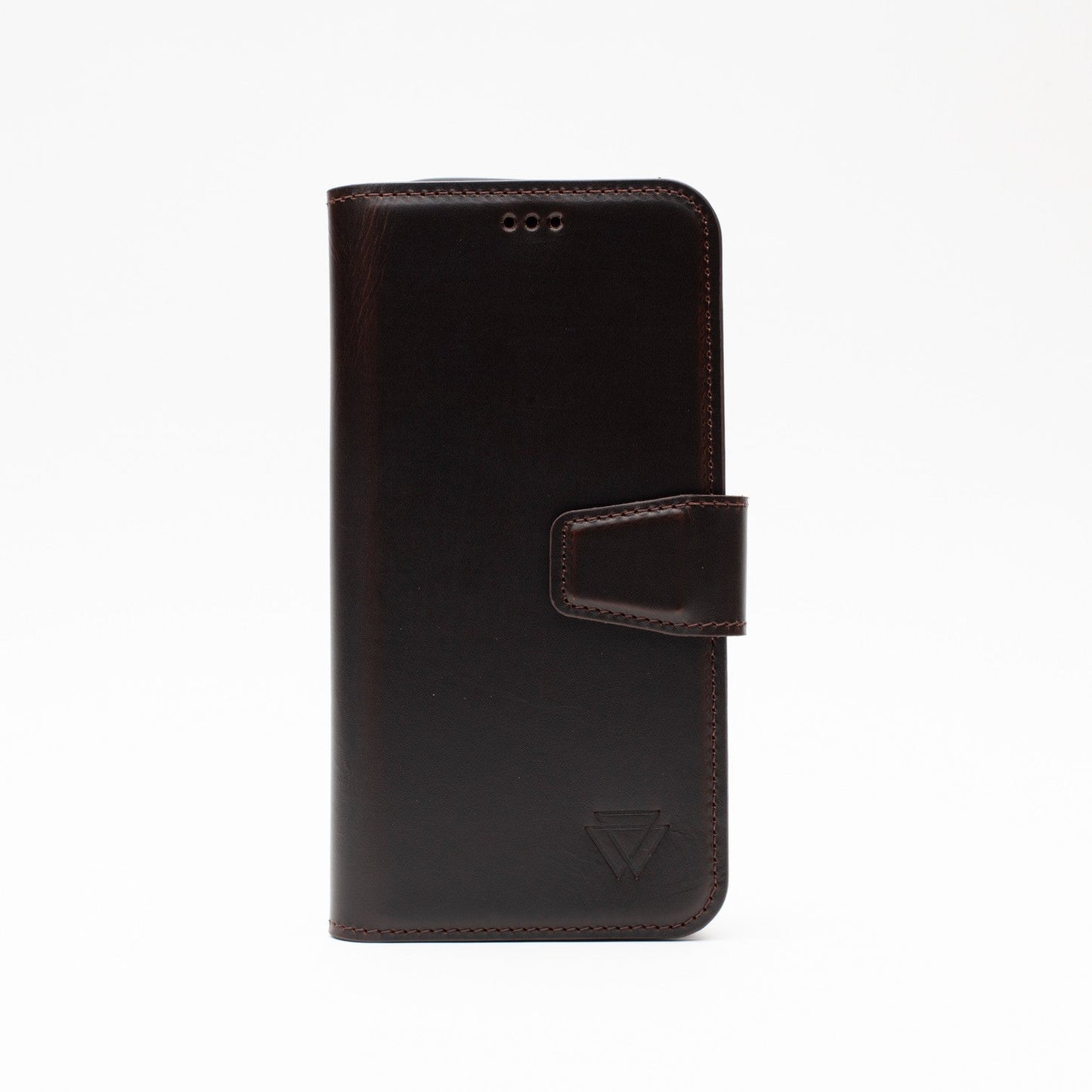 Wachikopa leather Classic iPhone Case for iPhone 14 Dark Brown