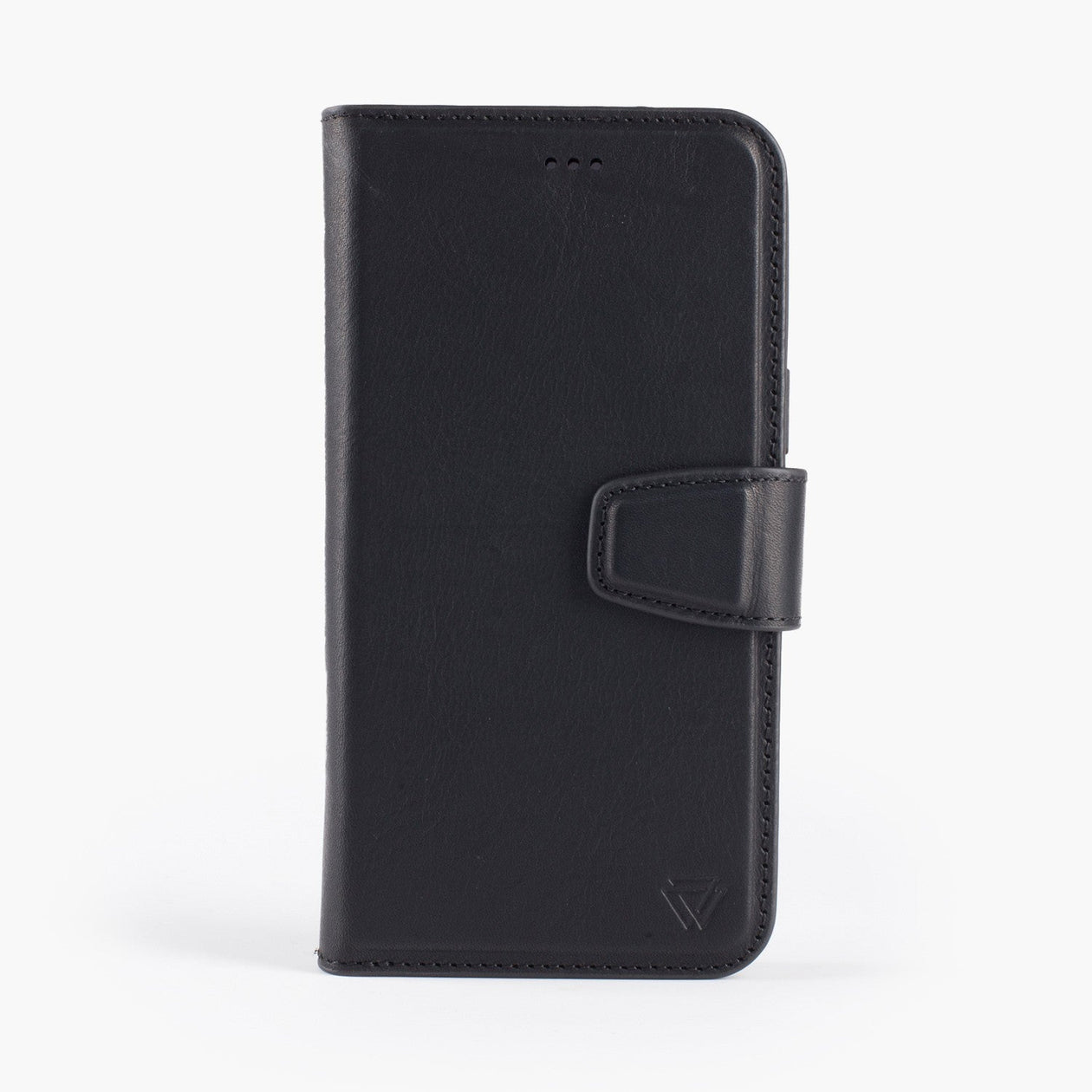 Wachikopa Leather Magic Book Case 2 in 1 for iPhone 16 Plus Black