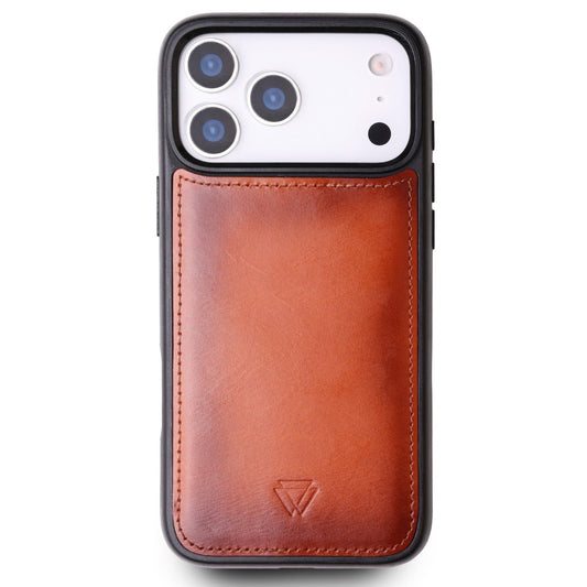 Wachikopa Leather Magic Book Case 2 in 1 for iPhone 17 Pro Max Red