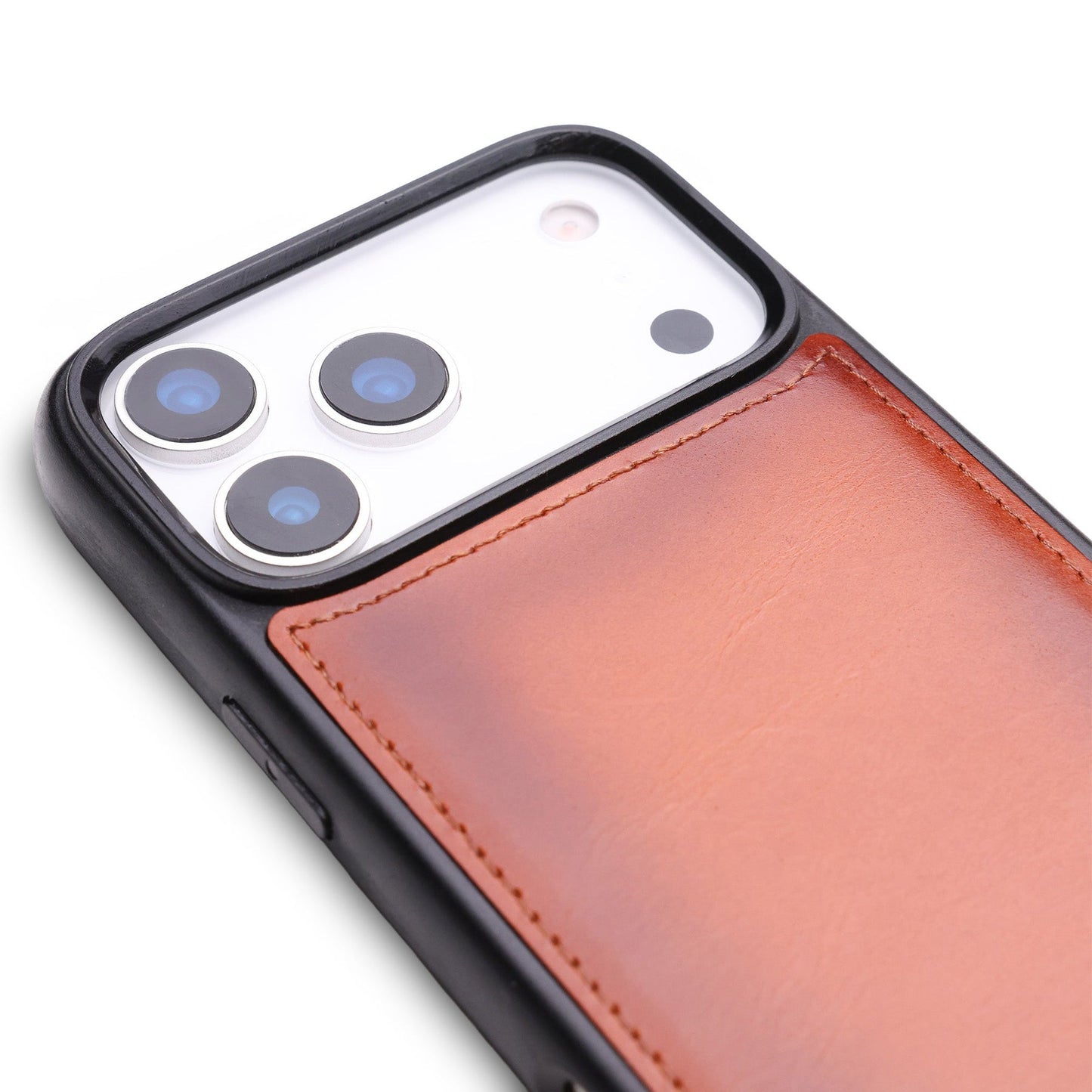 Wachikopa Leather Magic Book Case 2 in 1 for iPhone 17 Pro Max Brick